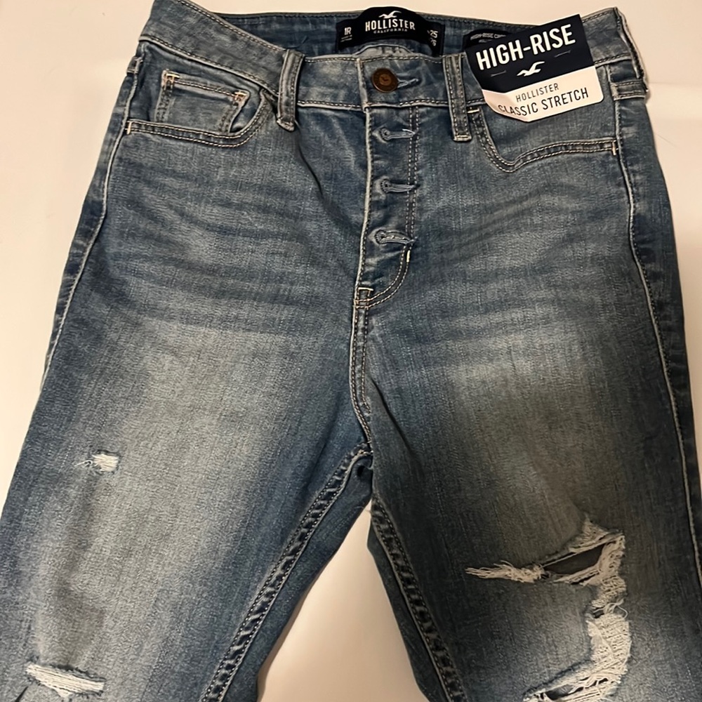 New Hollister High-Rise Classic Stretch Size 1 Regular with W 25 and L 26